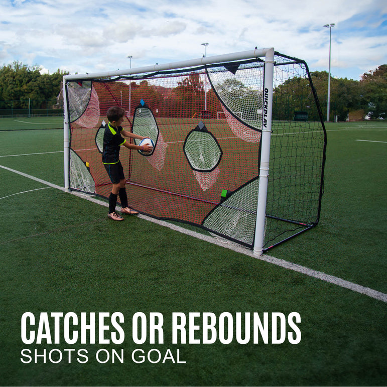 TARGET Net for soccer goals 12x6' (excl. goal) QUICKPLAY