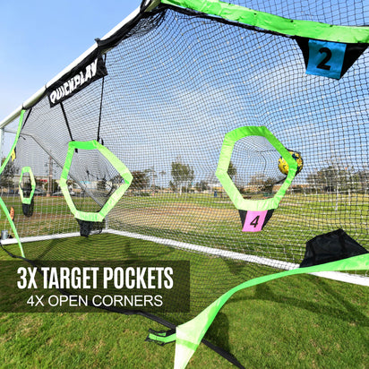 TARGET Net Pro for soccer goals 24x8' (excl. goal) - QUICKPLAY - blazepod instructions Pro ship15 Soccer Soccer Accessory Soccer Coach Soccer Target Soccer Teams Soccer Training