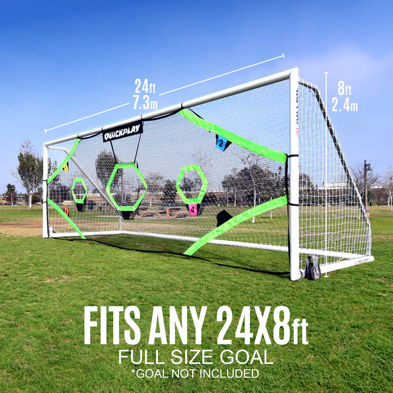 TARGET Net Pro for soccer goals 24x8' (excl. goal) QUICKPLAY