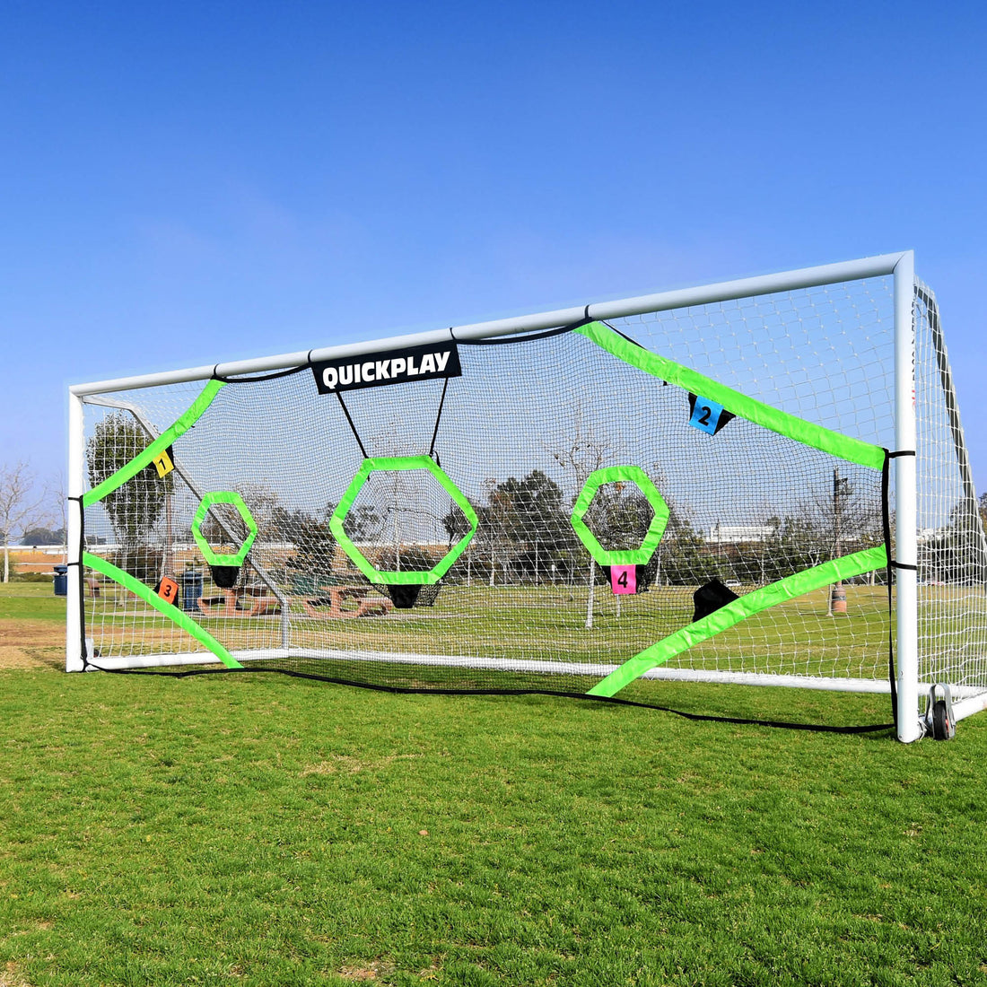 TARGET Net Pro for soccer goals 24x8' (excl. goal) - QUICKPLAY - blazepod instructions Pro ship15 Soccer Soccer Accessory Soccer Coach Soccer Target Soccer Teams Soccer Training