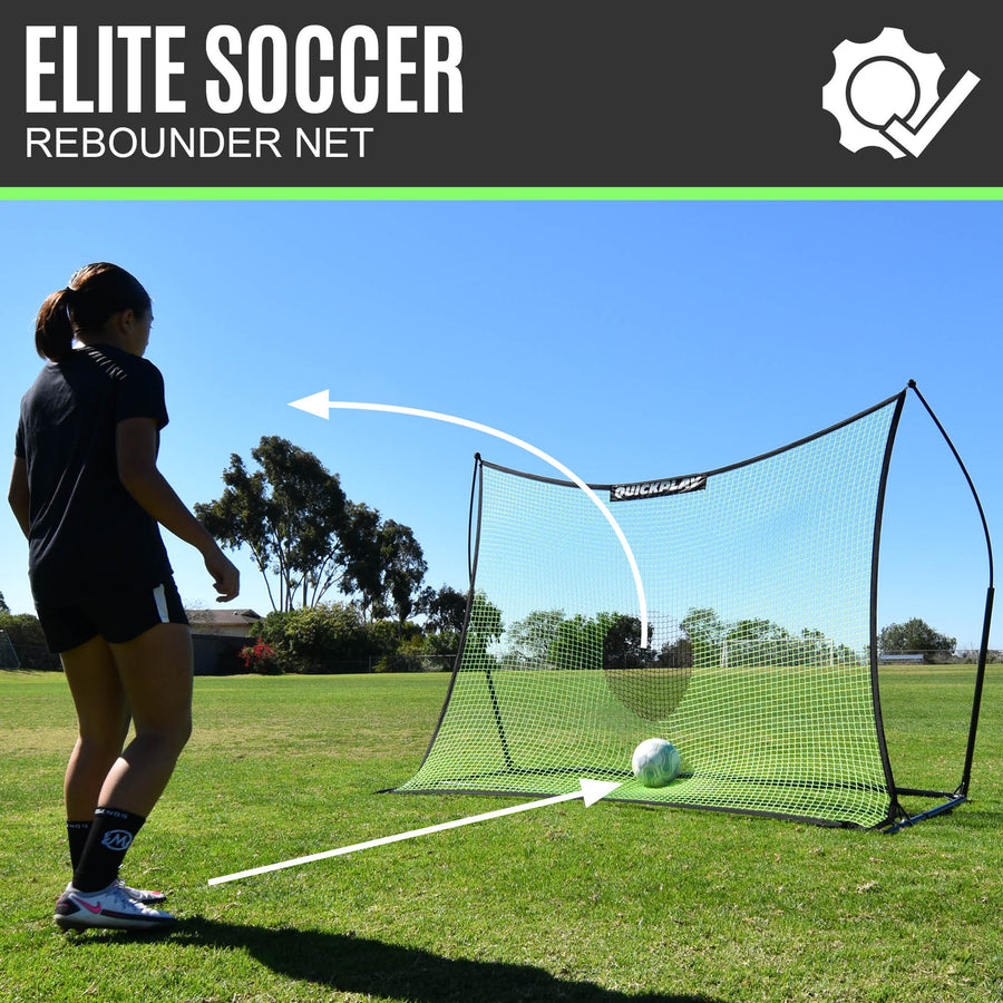 TEKKERS Soccer Rebounder Net XL 8x6'