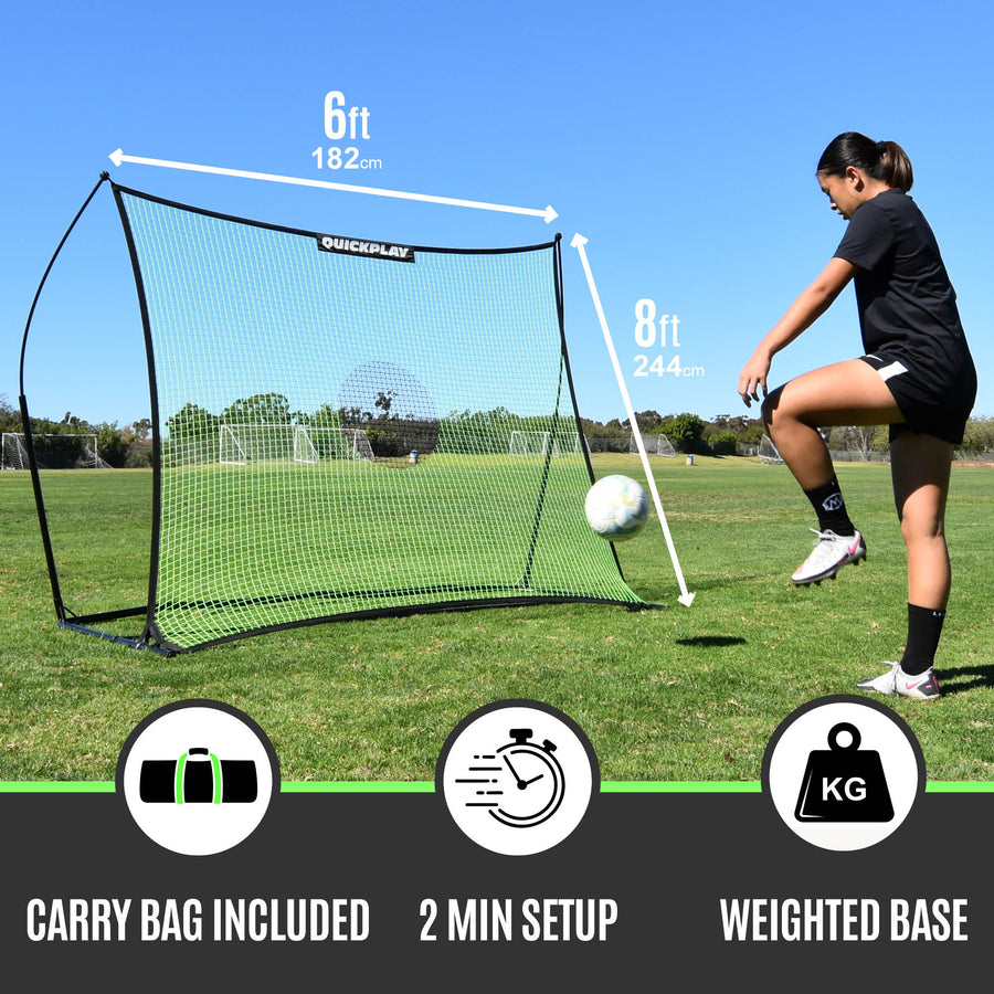 TEKKERS Soccer Rebounder Net XL 8x6'