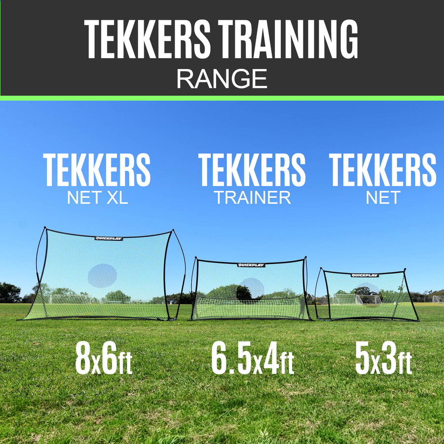 TEKKERS Soccer Rebounder Net XL 8x6'