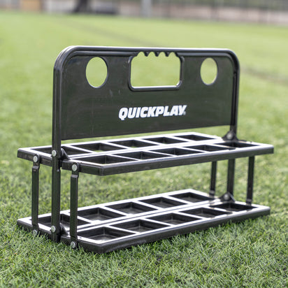 Foldable Bottle Carrier w/ 10 Water Bottles (25 fl oz)