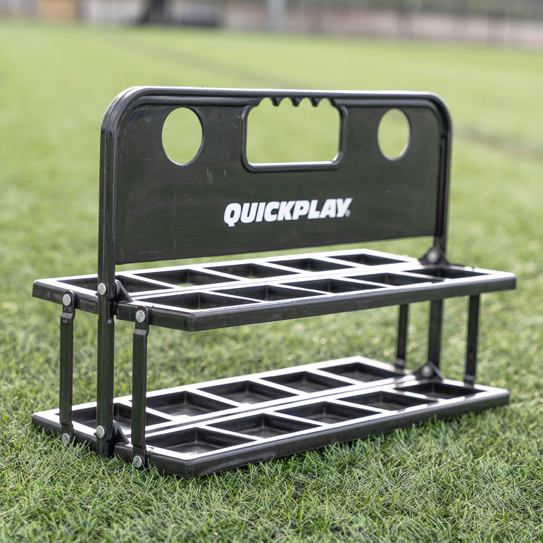 Foldable Bottle Carrier w/ 10 Water Bottles (25 fl oz)