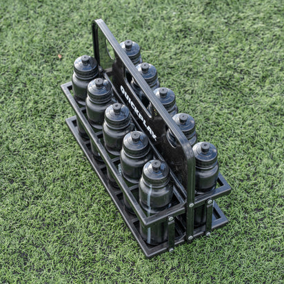 Foldable Bottle Carrier w/ 10 Water Bottles (25 fl oz)