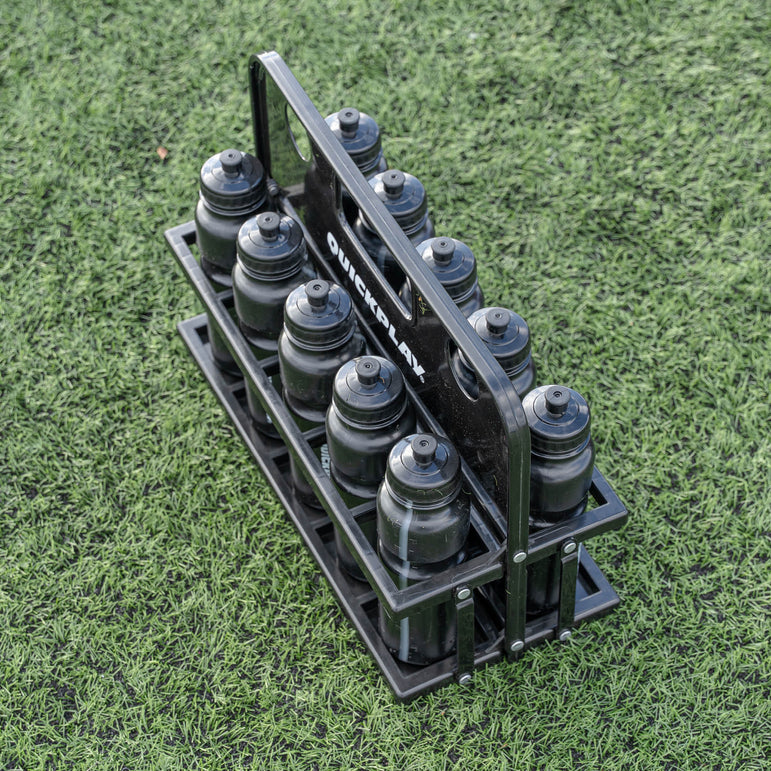 Foldable Bottle Carrier w/ 10 Water Bottles (25 fl oz)