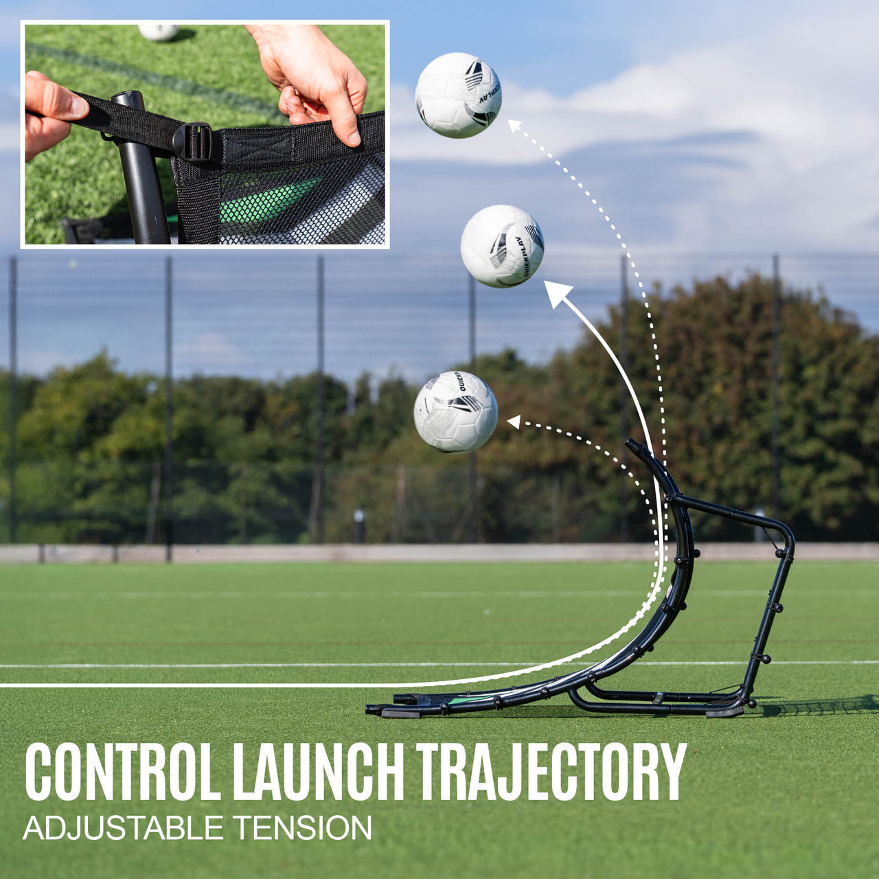 TEKKERS Air 2-in-1 Soccer Rebounder