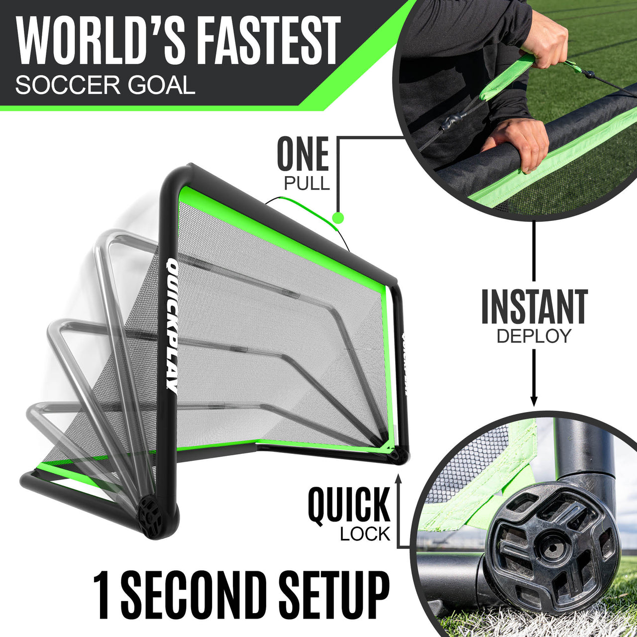 RHINO Instant Soccer Goal 5x3'