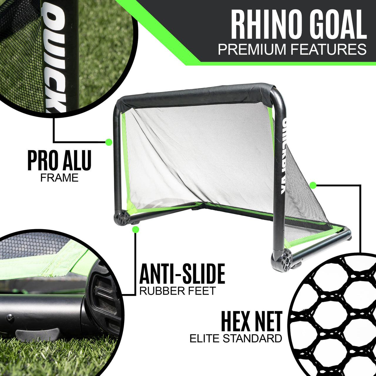 RHINO Instant Soccer Goal 5x3'