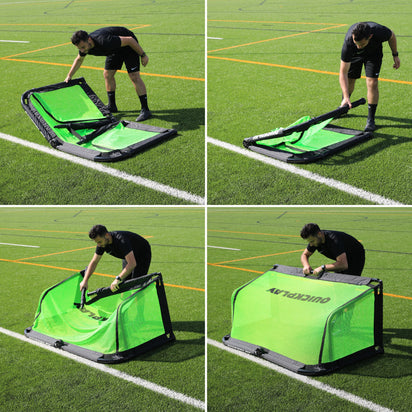 PRO ALU Training Instant Soccer Goal 5x3' - QUICKPLAY - Aluminum Goals Astroturf Folding Goals indoor instructions portable Pro ship45 Soccer Soccer Coach Soccer Teams Soccer Training