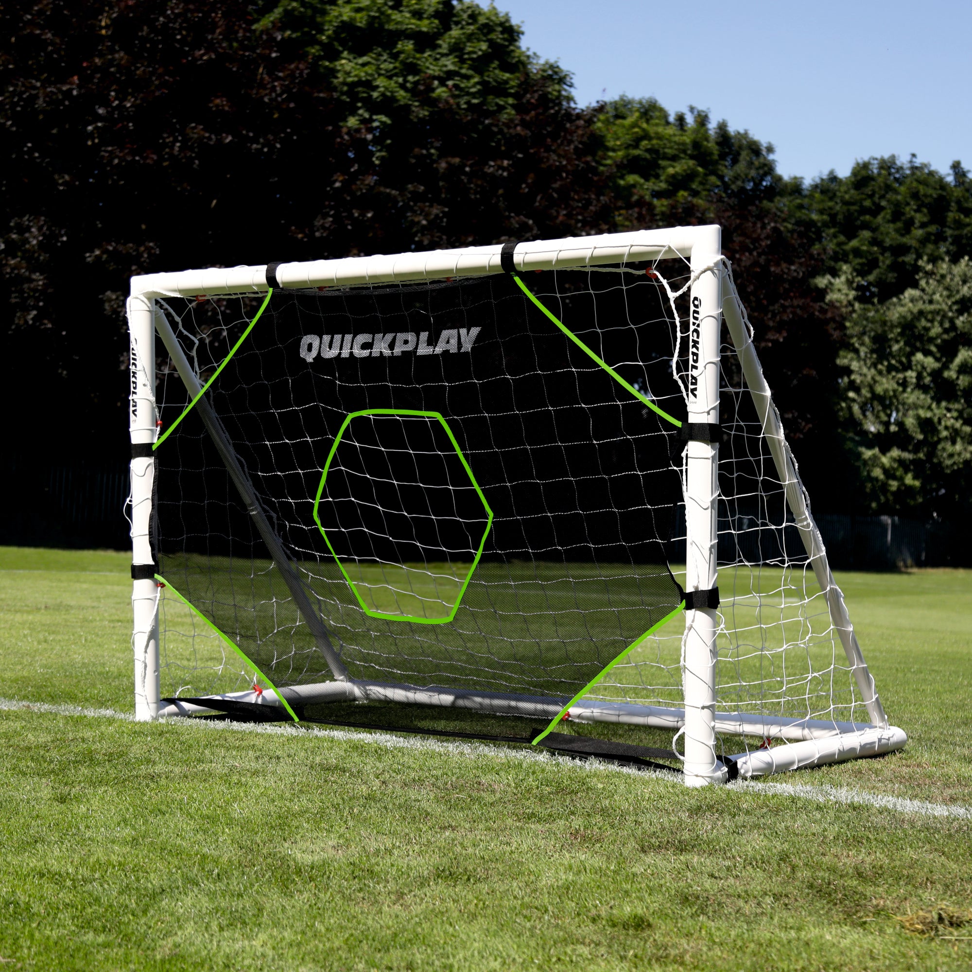 Q-FOLD MATCH 6x4 折りたたみサッカーゴール Q-FOLD 6x4' Match Soccer Goal | Foldable PVC Frame