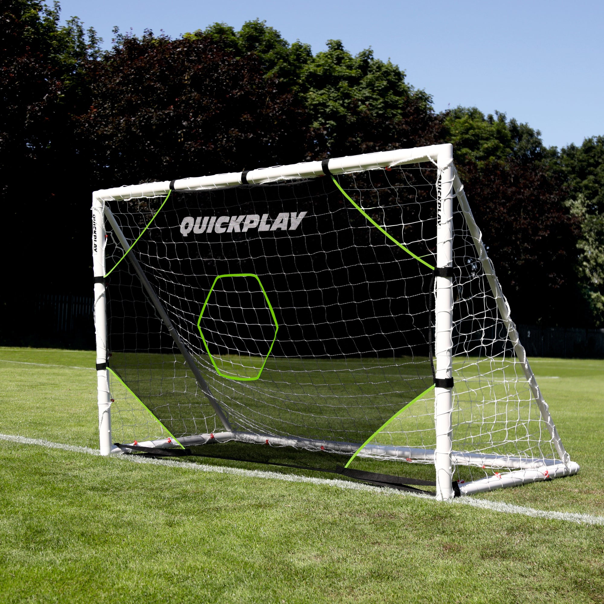 8x5' Target Net Lite | Small Soccer Goal Shooting Drills