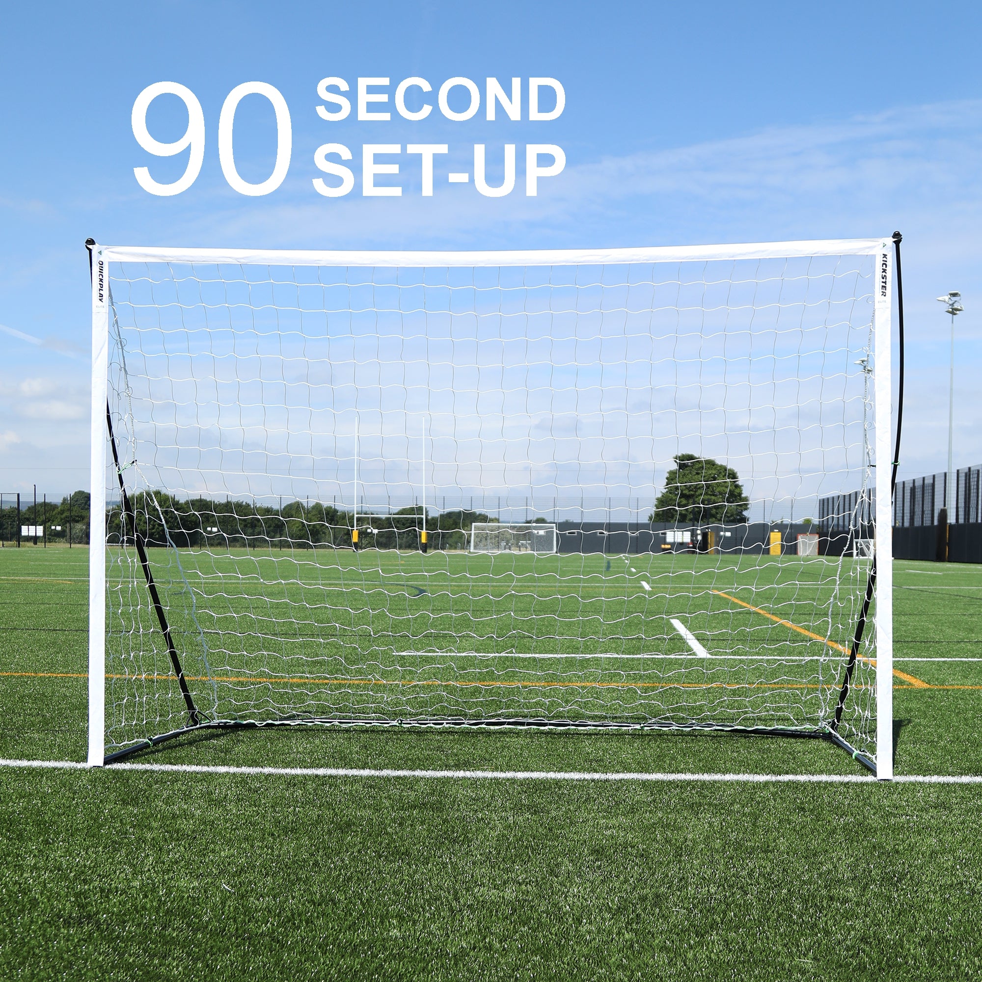 KICKSTER Elite 9.8x6.5' Futsal Soccer Goal | Official Size