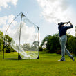 QUICK-HIT Practice Hitting Net 8x8' - QUICKPLAY - Baseball Baseball Coach Baseball Net Baseball Teams Golf golf net Golf Training has-spares Hitting Net instructions ship15