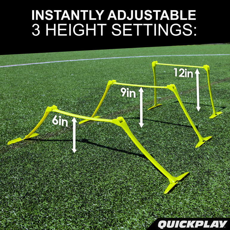 Adjustable Speed Hurdles (set of 6) QUICKPLAY