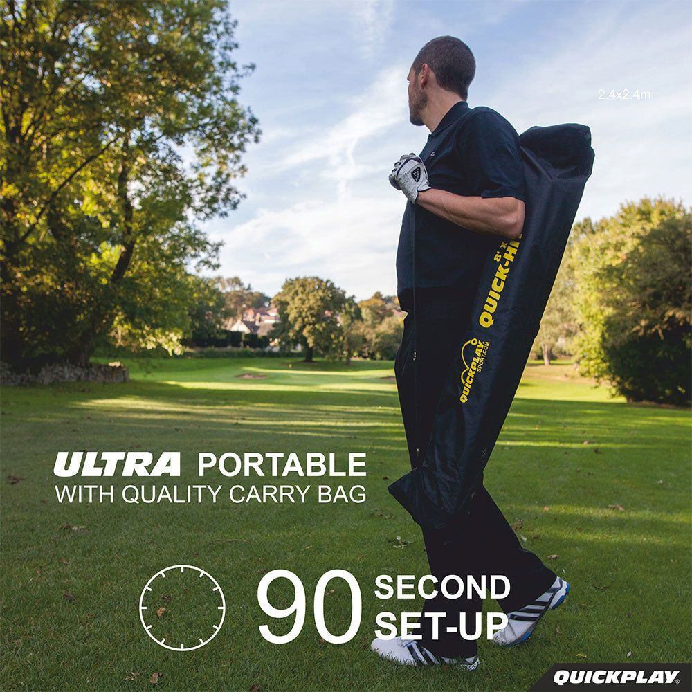 QUICK-HIT Practice Hitting Net 8x8' QUICKPLAY