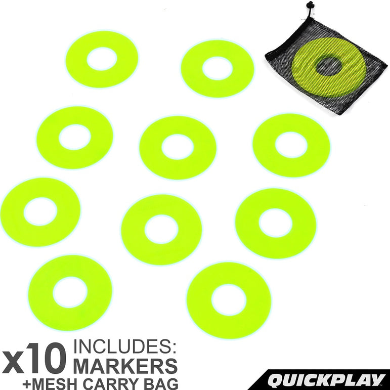Flat Markers Neon (set of 10) QUICKPLAY