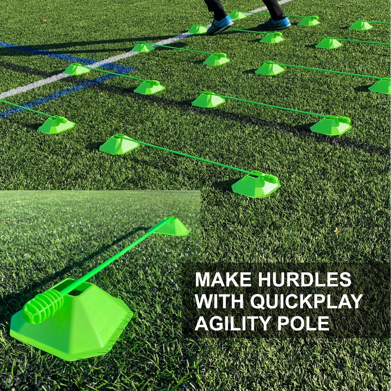 Cones: Standard (set of 20) QUICKPLAY