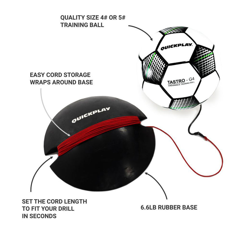 REPLAY Soccer Ball Trainer - Size 4 QUICKPLAY