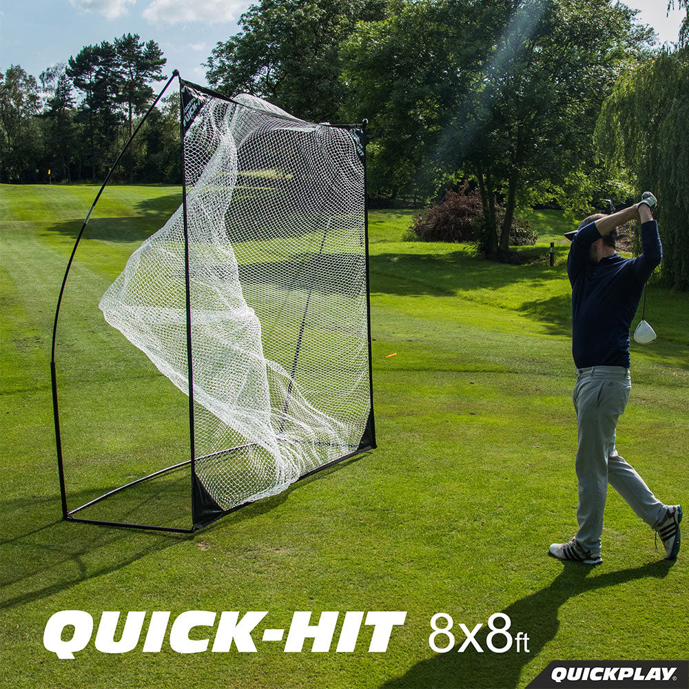 QUICK-HIT Practice Hitting Net 8x8'