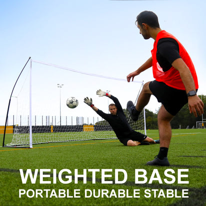 KICKSTER Elite Portable Futsal Goal 9.8x6.5' - QUICKPLAY - Astroturf has-spares indoor instructions portable Pro ship20 Soccer Soccer Coach Soccer Teams