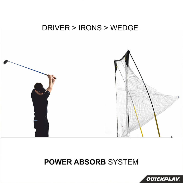 QUICK-HIT Practice Hitting Net 8x8' QUICKPLAY