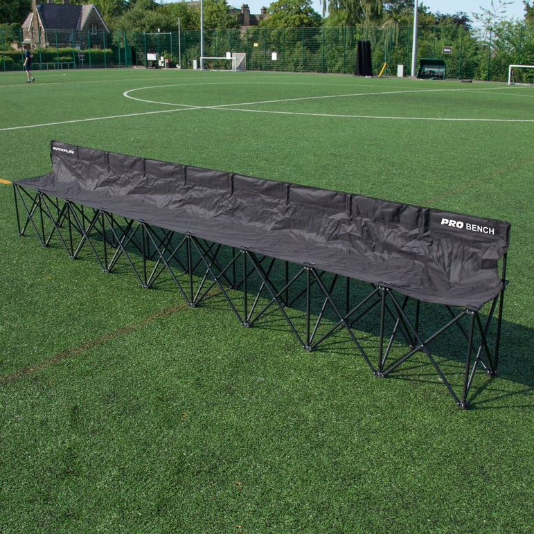 PRO BENCH 9 Seat Team Spectator Bench QUICKPLAY
