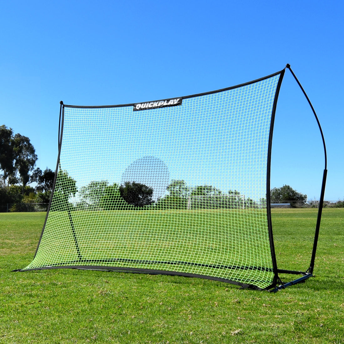 TEKKERS Soccer Rebounder Net XL 8x6' - QUICKPLAY - Astroturf Backyard Handball Handball Training indoor instructions Pro Rebound Wall rebounder ship15 Soccer Soccer Coach Soccer Teams Soccer Training Spot