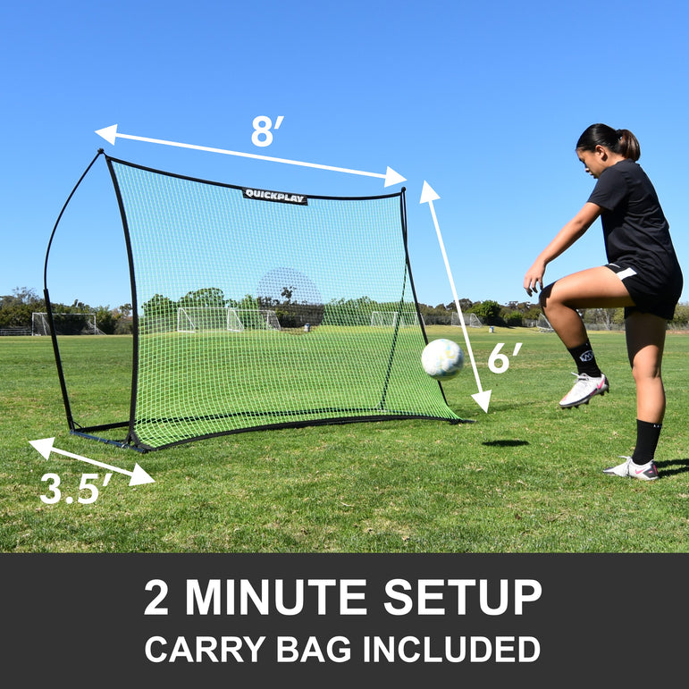 TEKKERS Soccer Rebounder Net XL 8x6' QUICKPLAY