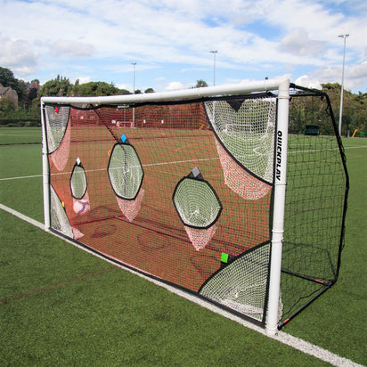 TARGET Net for soccer goals 12x6' (excl. goal) - QUICKPLAY - instructions Pro ship10 Soccer Soccer Accessory Soccer Coach Soccer Target Soccer Teams Soccer Training