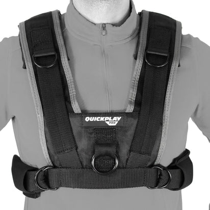 Utility Harness for Weighted Sleds - QUICKPLAY - instructions Pro ship10 Soccer Teams Speed & Agility Strength