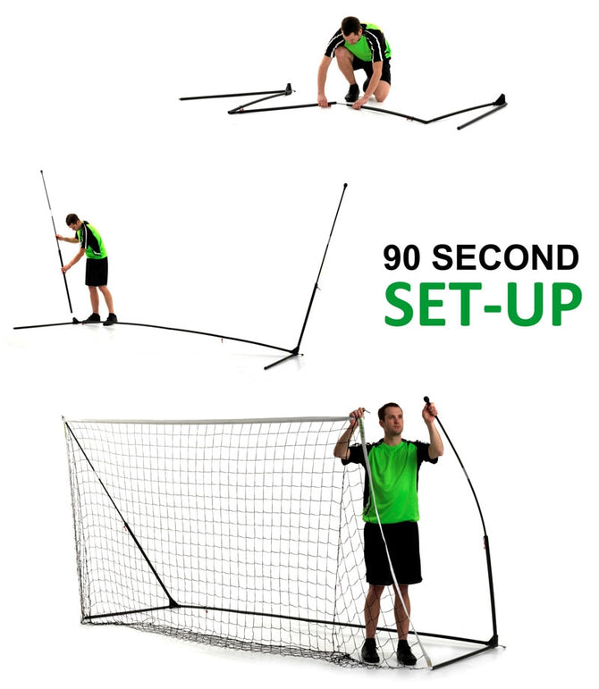 KICKSTER Elite Portable Futsal Goal 9.8x6.5' QUICKPLAY