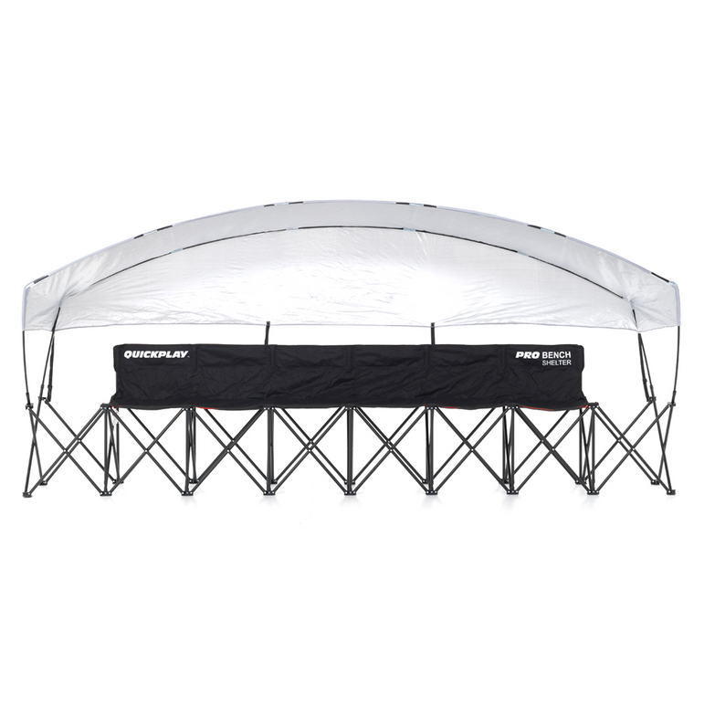 PRO BENCH Shelter - 6 Seat Team Spectator Bench QUICKPLAY