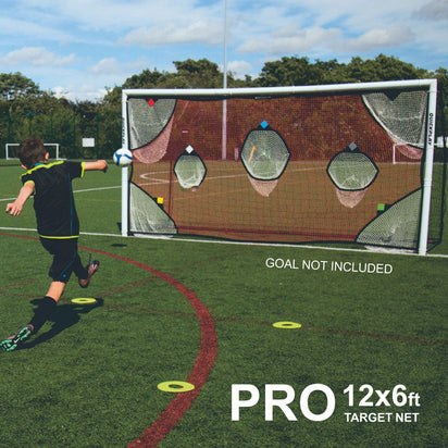 TARGET Net for soccer goals 16x7' (excl. goal) - QUICKPLAY - instructions Pro ship10 Soccer Soccer Accessory Soccer Coach Soccer Target Soccer Teams Soccer Training