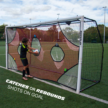 TARGET Net for soccer goals 16x7' (excl. goal) - QUICKPLAY - instructions Pro ship10 Soccer Soccer Accessory Soccer Coach Soccer Target Soccer Teams Soccer Training