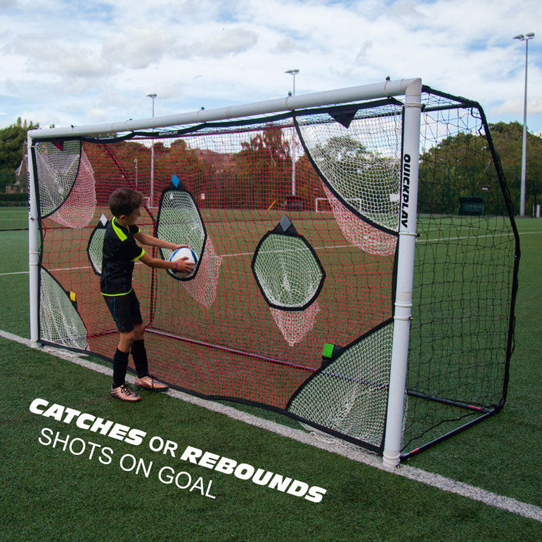 TARGET Net for soccer goals 16x7' (excl. goal) QUICKPLAY